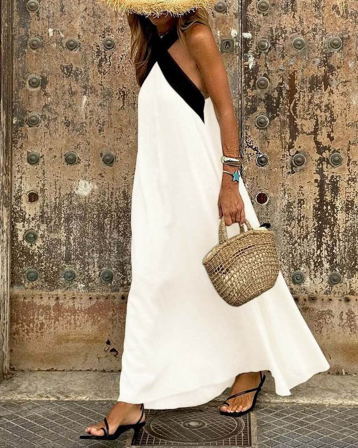 Women’s Halter Maxi Dress – Effortless Summer Chic