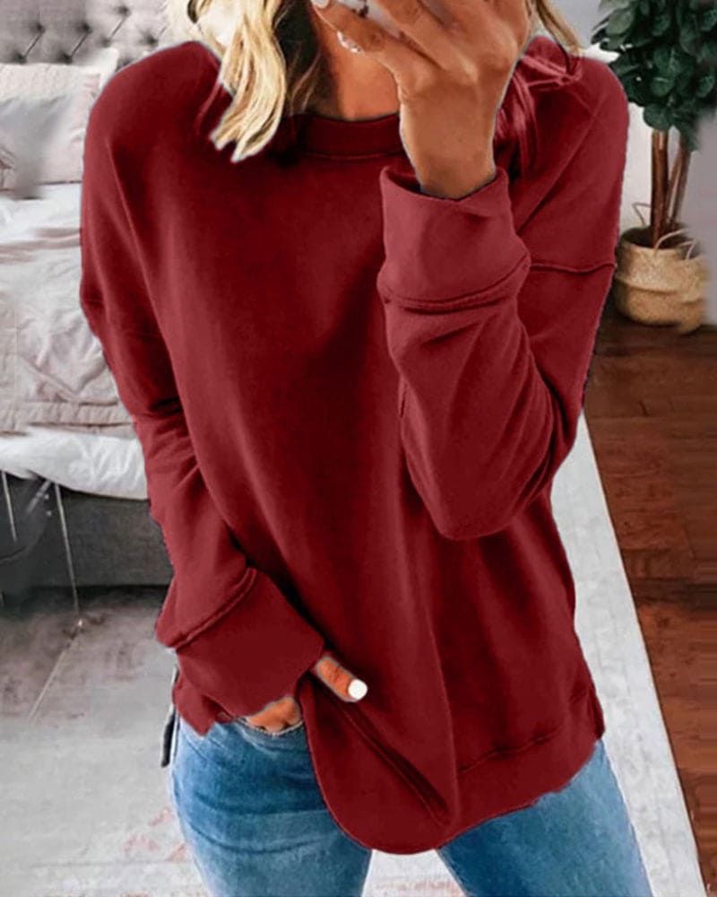 Women’s Essential Sweatshirt – Cozy Comfort with Effortless Casual Style