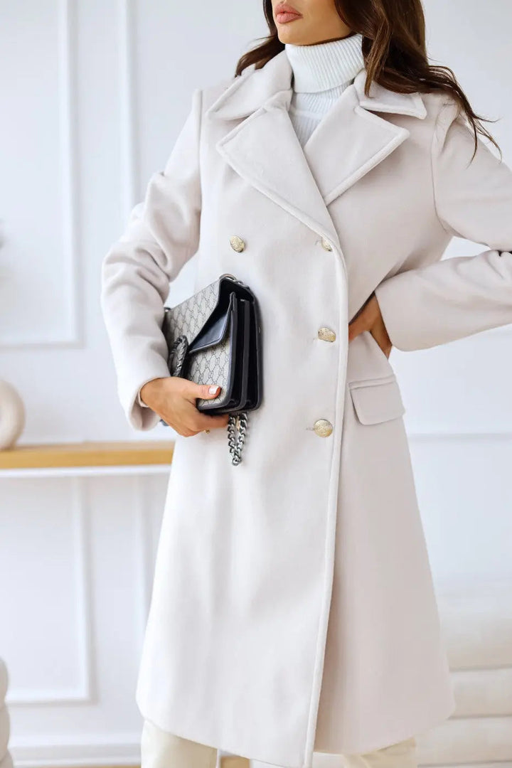 Women’s Double-Breasted Wool Coat