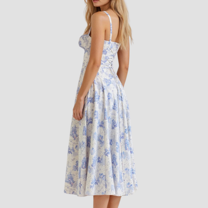 Women’s Corset Midi Dress – Feminine Structure & Elegant Movementi