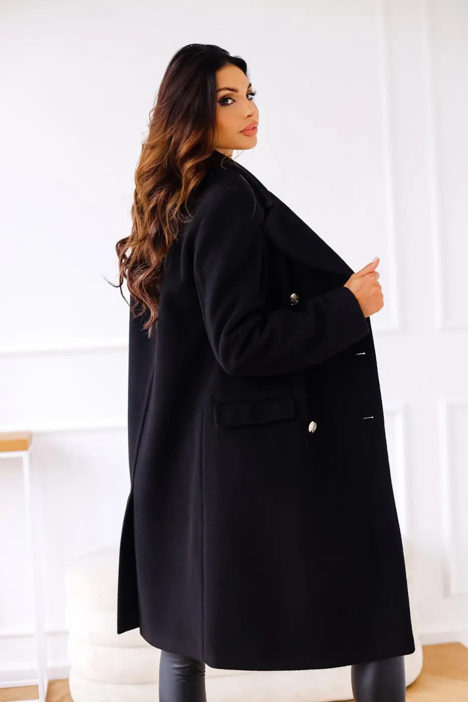 Women’s Double-Breasted Wool Coat
