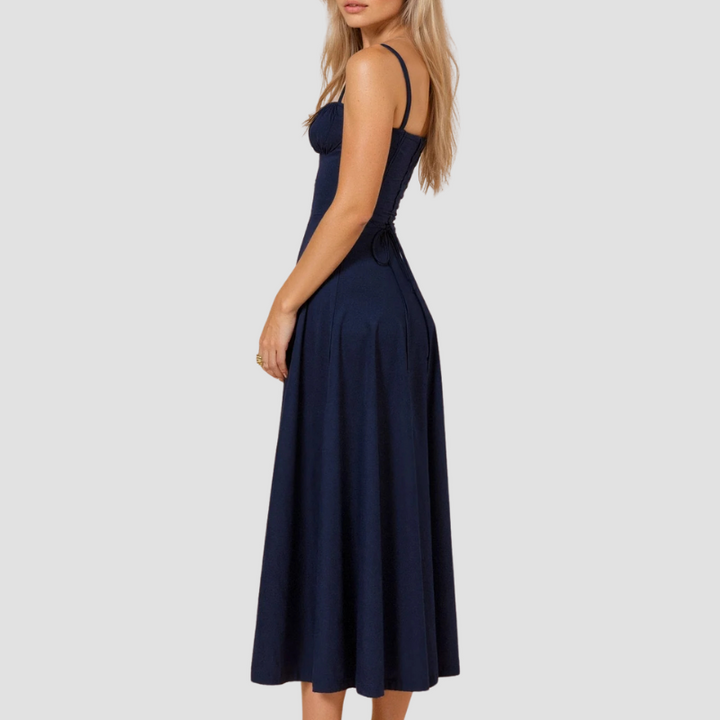 Women’s Corset Midi Dress – Feminine Structure & Elegant Movementi