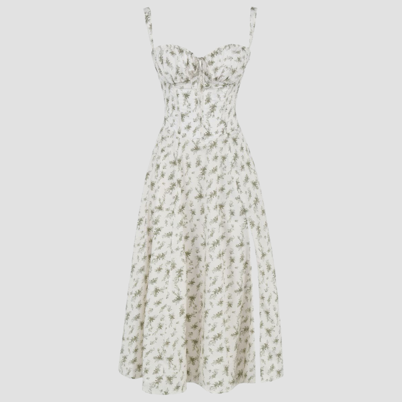 Women’s Corset Midi Dress – Feminine Structure & Elegant Movementi