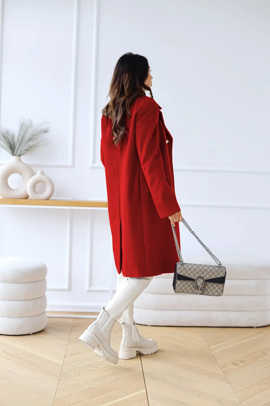 Women’s Double-Breasted Wool Coat