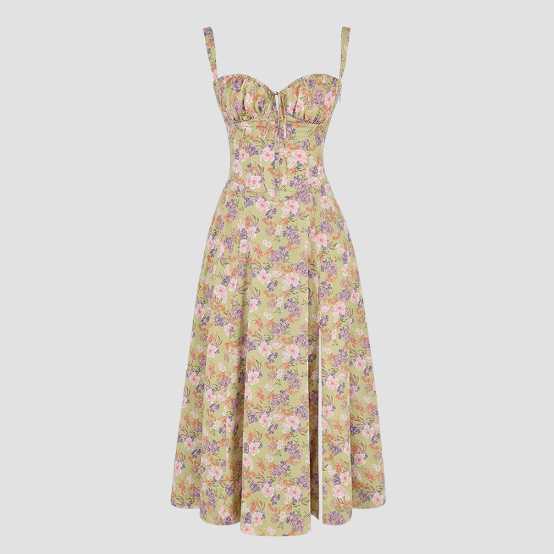 Women’s Corset Midi Dress – Feminine Structure & Elegant Movementi