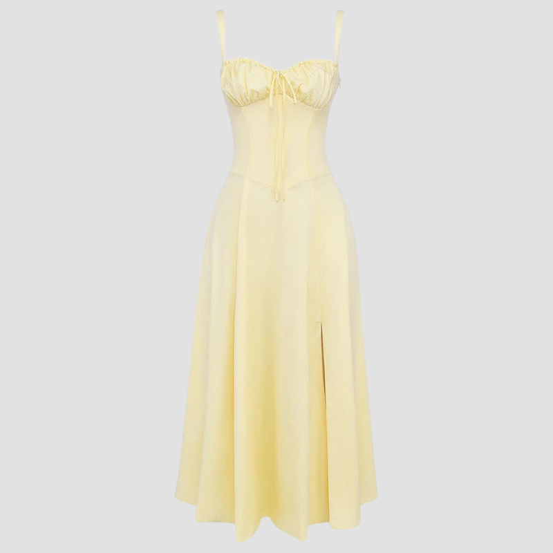 Women’s Corset Midi Dress – Feminine Structure & Elegant Movementi