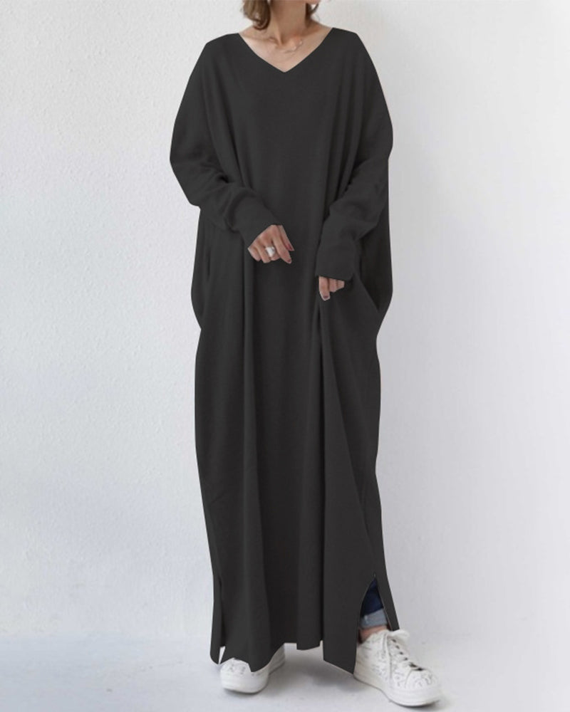 Women’s Oversized Maxi Dress – Effortless Comfort & Modern Simplicity