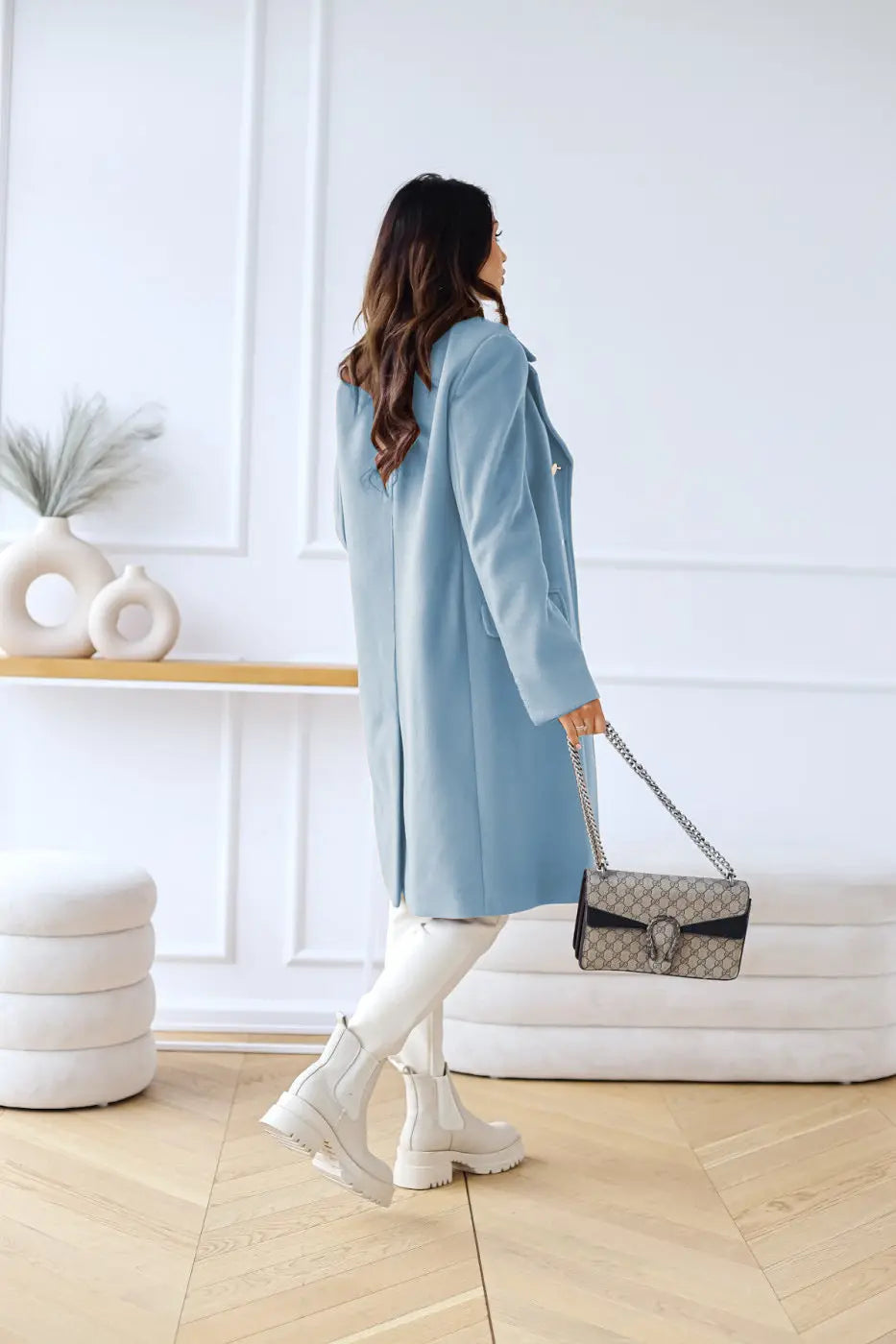 Women’s Double-Breasted Wool Coat