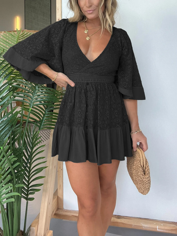 Women’s Lace Mini Dress – Elegant Fit & Effortless Charm