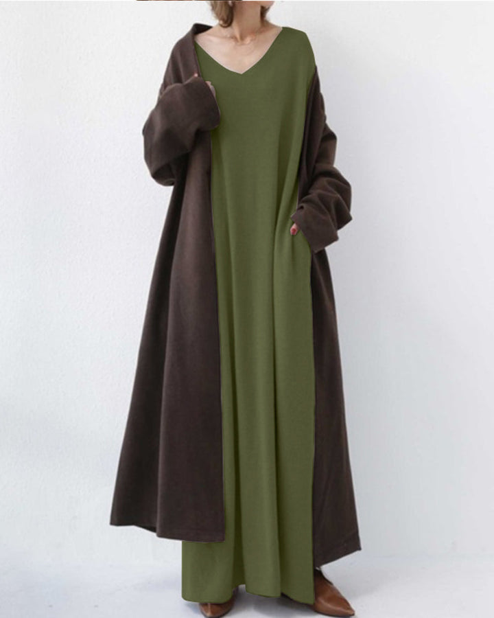 Women’s Oversized Maxi Dress – Effortless Comfort & Modern Simplicity