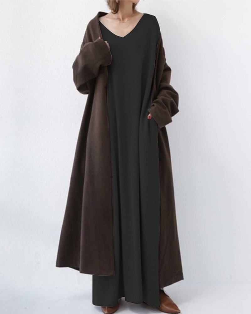 Women’s Oversized Maxi Dress – Effortless Comfort & Modern Simplicity