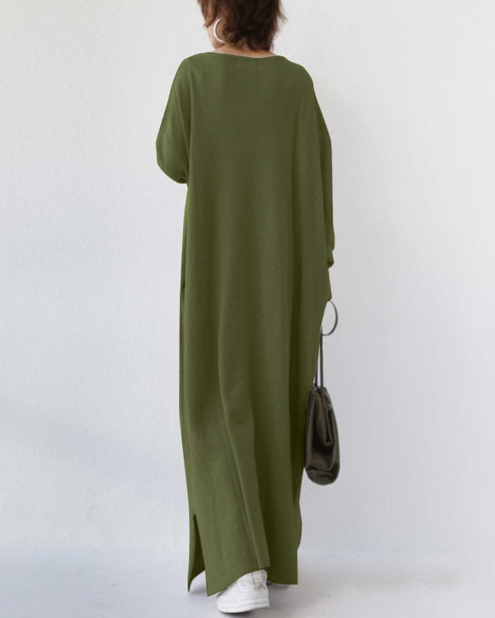 Women’s Oversized Maxi Dress – Effortless Comfort & Modern Simplicity