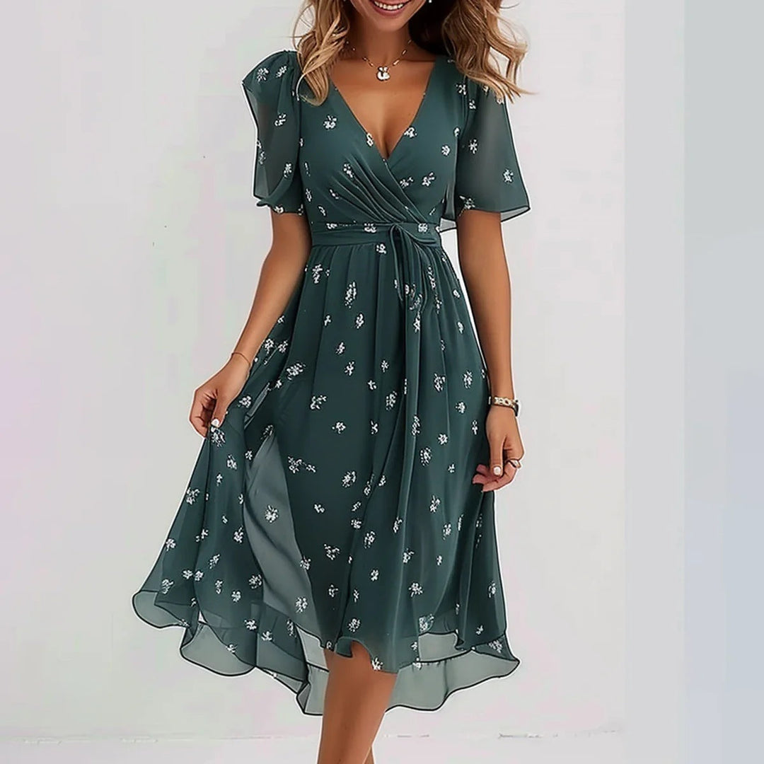 Floral Midi Dress – Effortless Elegance for Every Occasion