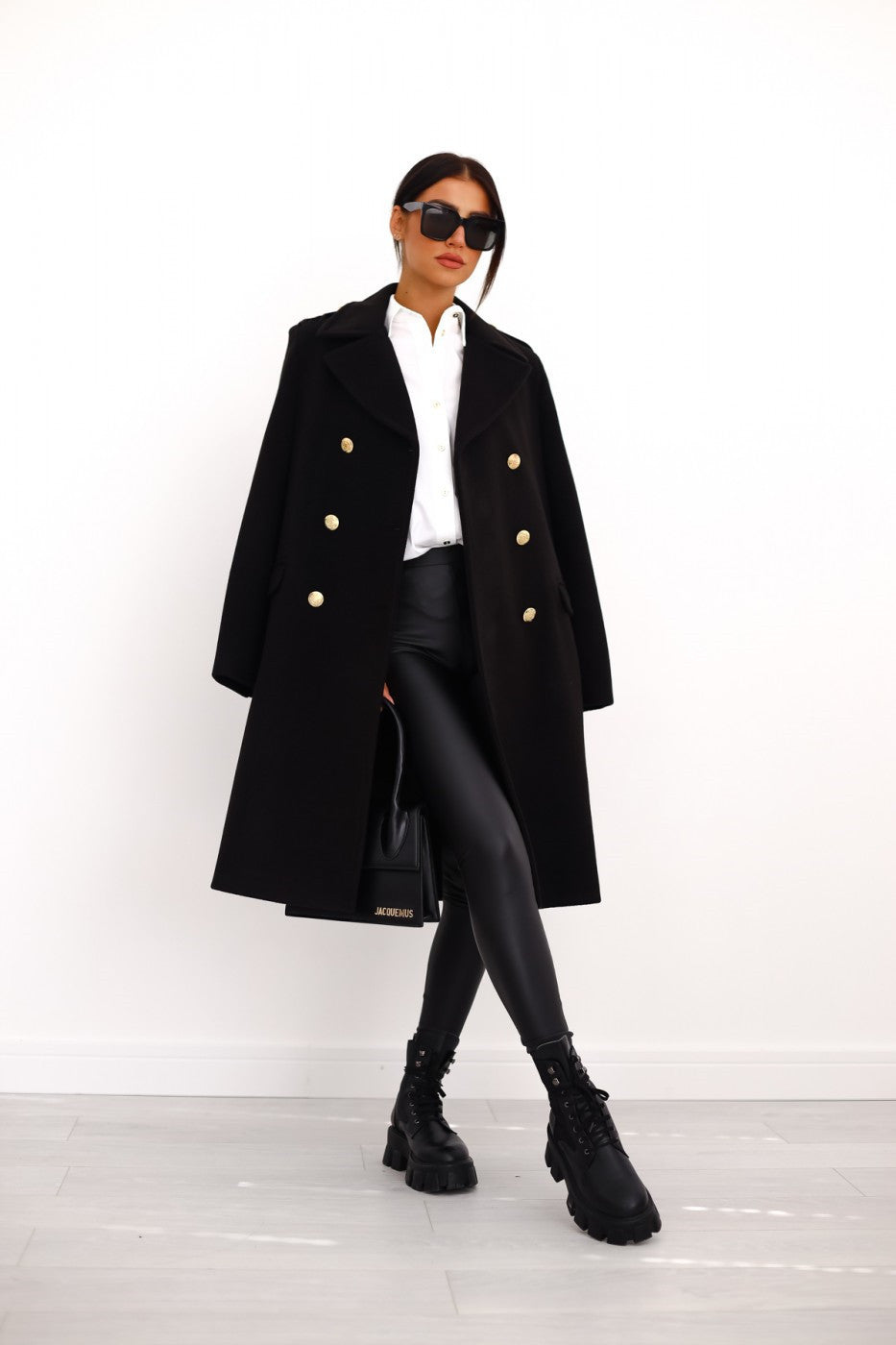 Women Winter Elegant Double-Breasted Trench Coat