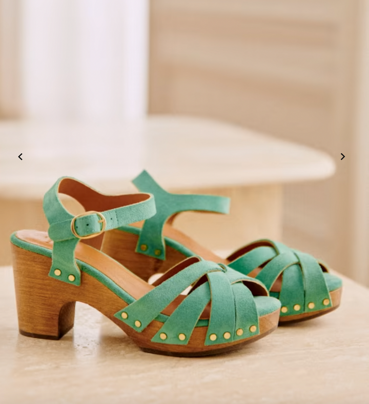 Women’s Strappy Sandals – Retro Wood Heel & Summer Comfort