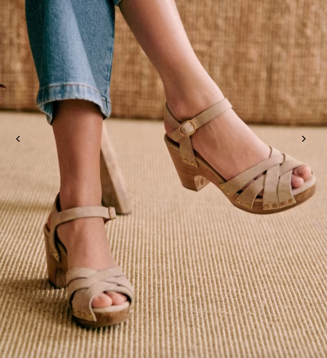 Women’s Strappy Sandals – Retro Wood Heel & Summer Comfort