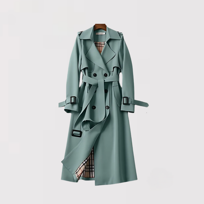 Women’s Fall/Winter Classic Double-Breasted Belted Trench Coat