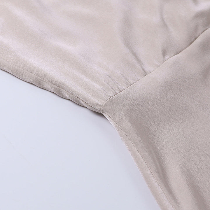 Silky Draped Evening Dress – Effortless Elegance for Special Moments