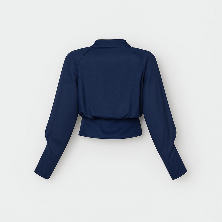 Women’s Wrap Blouse – Luxe Draped Style & Modern Elegance