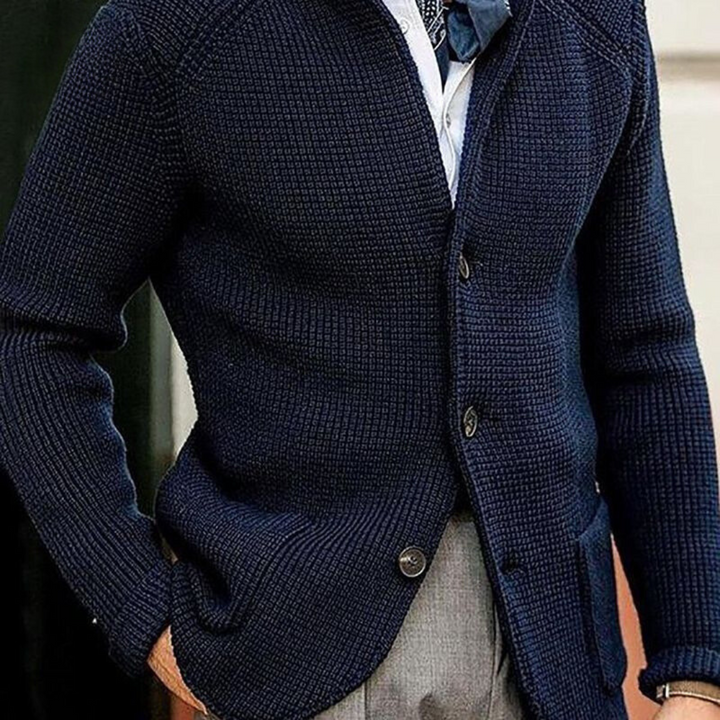 Herren Strick-Cardigan – Klassischer Stil & Gemütlicher Komfort