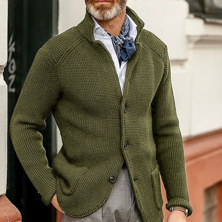 Herren Strick-Cardigan – Klassischer Stil & Gemütlicher Komfort