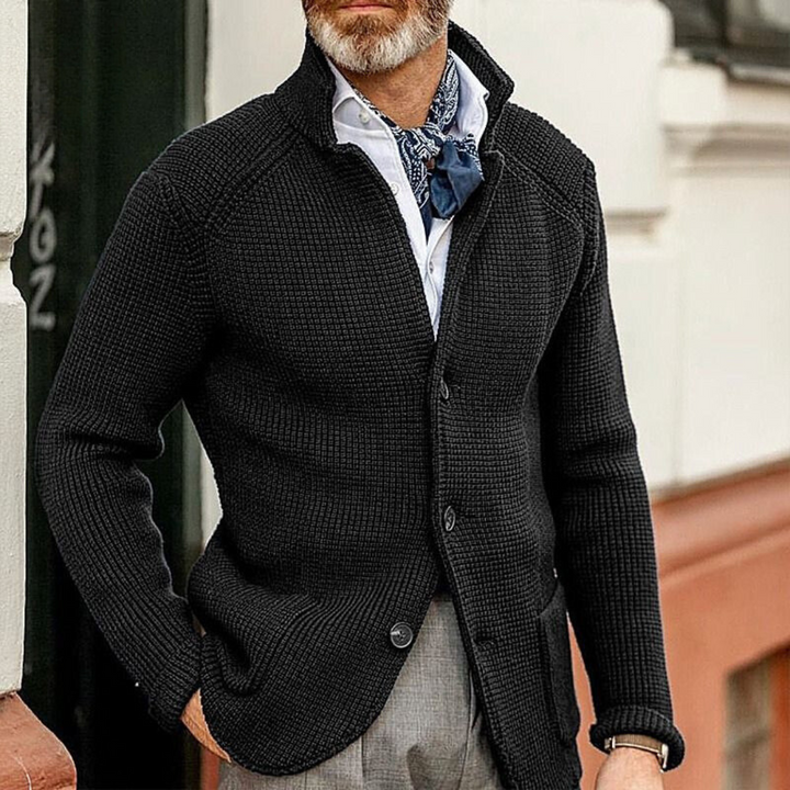 Herren Strick-Cardigan – Klassischer Stil & Gemütlicher Komfort