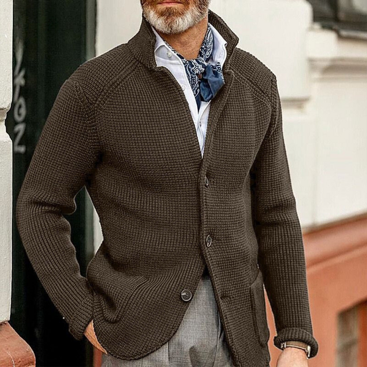 Herren Strick-Cardigan – Klassischer Stil & Gemütlicher Komfort