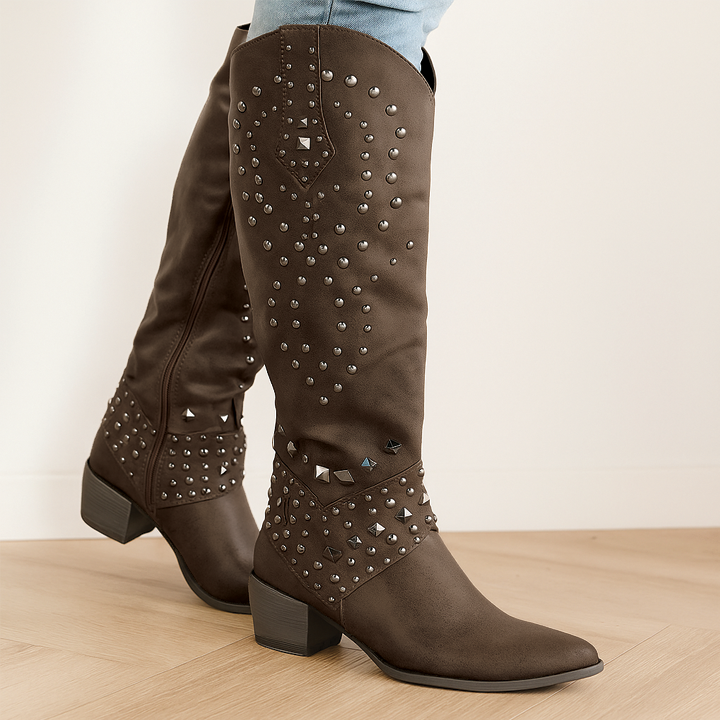 Western Knee-High Boots – Modern Cowgirl Style & Everyday Comfort