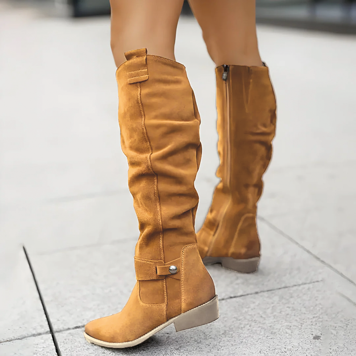 Women’s Knee-High Leather Boots – Timeless Style with Modern Everyday Comfort