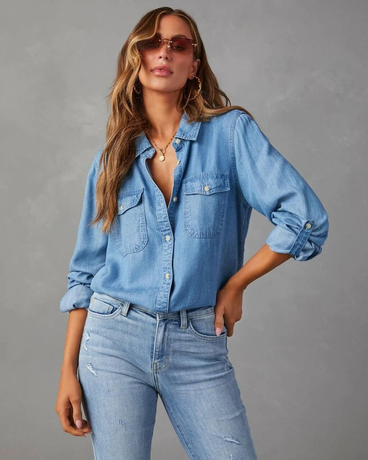 Women’s Denim Shirt – Relaxed Fit & Everyday Versatility
