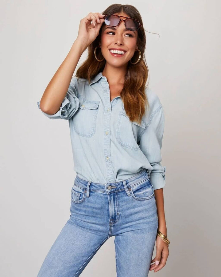 Women’s Denim Shirt – Relaxed Fit & Everyday Versatility