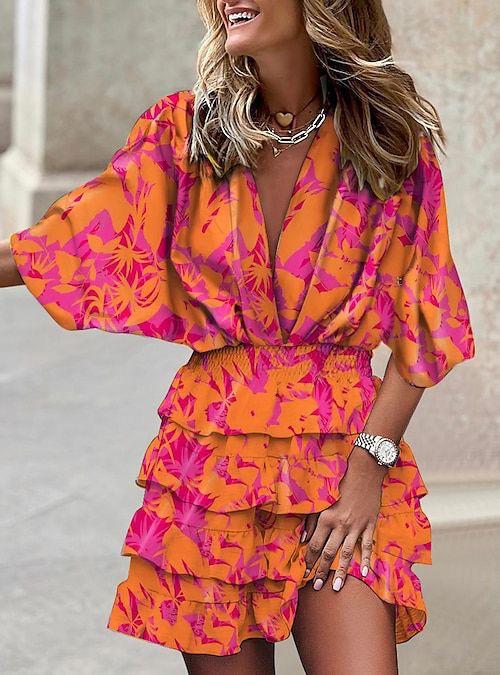 Women’s Boho Mini Dress – Flowy Fit & Feminine Movement