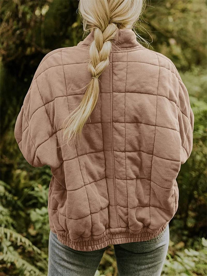 Women’s Quilted Zip Jacket – Effortless Style & Everyday Comfort