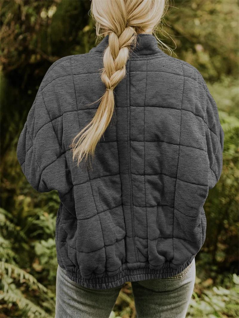 Women’s Quilted Zip Jacket – Effortless Style & Everyday Comfort