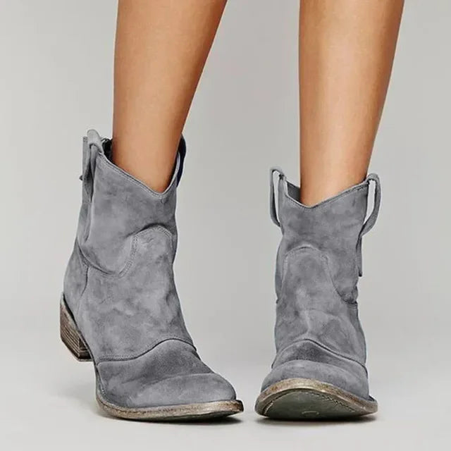 Women’s Western Ankle Boots – Rustic Charm with a Modern Edge