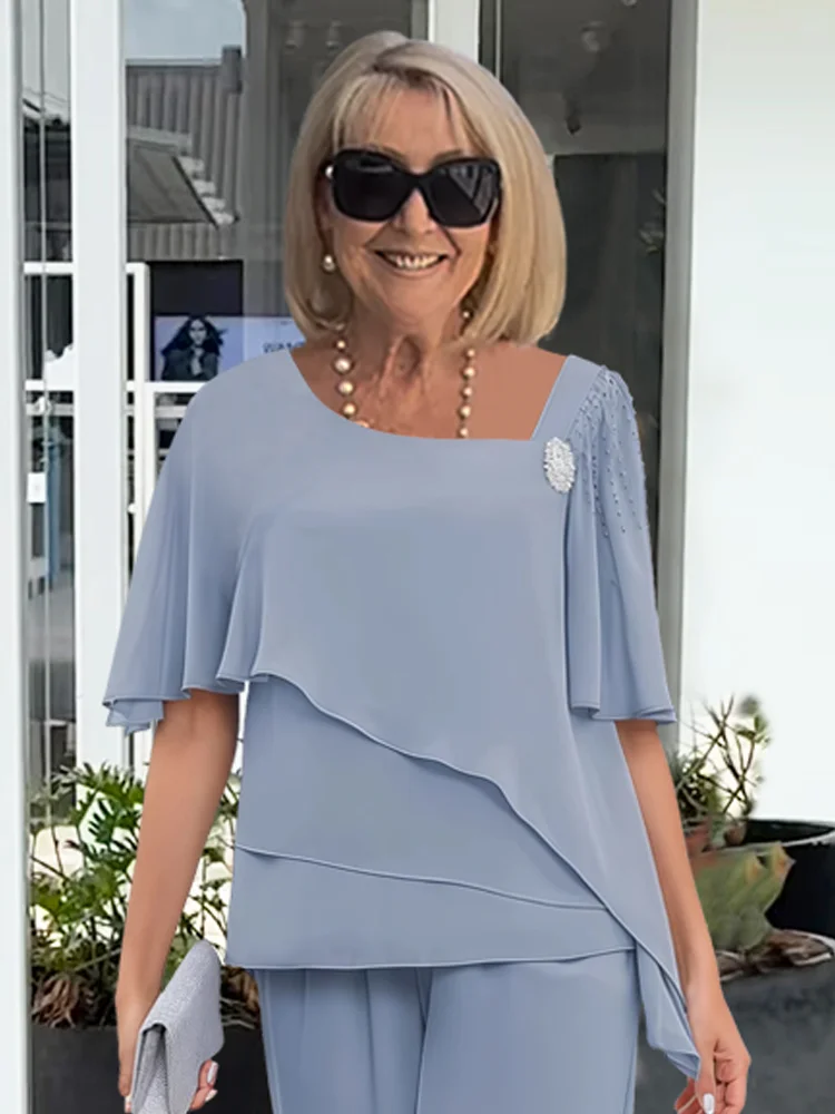 Elegant Two-Piece Evening Set – Effortless Style & Refined Comfort