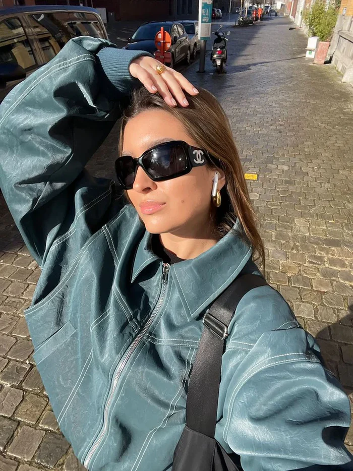 Women’s Fall/Winter Casual Oversized Zip-Up Jacket