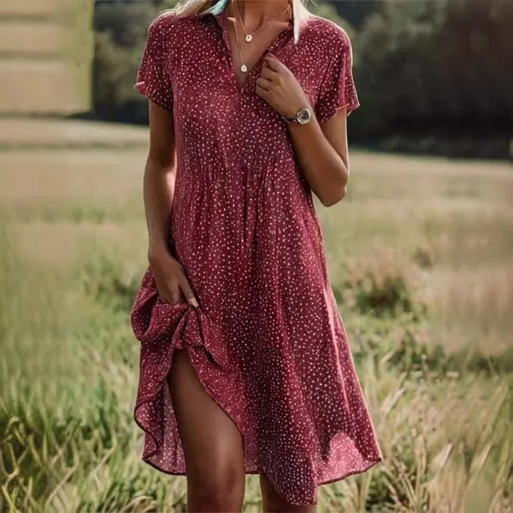 Women’s Dotted Summer Dress – Easy Style for Warm, Breezy Days