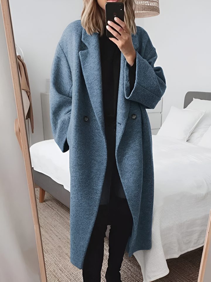 Women’s Fall/Winter Casual Oversized Wool Long Coat