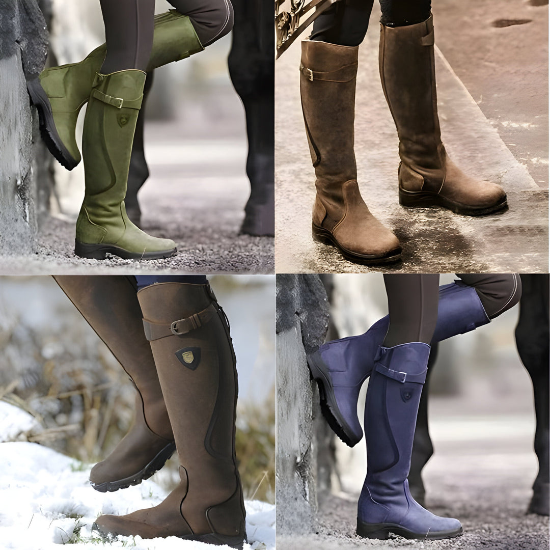 Women’s Waterproof Knee-High Boots – Style Meets Storm-Ready Protection